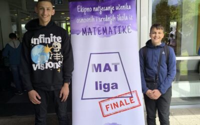 VELIKI USPJEH NAŠIH NAJVEĆIH MATEMATIČARA: ANTE PERIĆ I LOVRE ŠERIĆ OSVOJILI 6. MJESTO U FINALU MAT LIGE