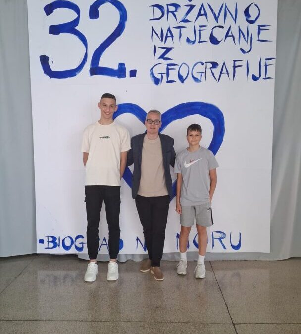 LOVRE ŠERIĆ I ANTE PERIĆ – NAŠI GEOGRAFSKI ASOVI MEĐU 5 NAJBOLJIH U DRŽAVI! LOVRE DRUGI U DRŽAVI, ANTE PETI!