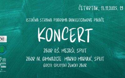 PJESMA NAŠIH ZBORAŠA U SRCU DIOKLECIJANOVE PALAČE! KONCERT SPLITSKIH ZBOROVA U DIOKLECIJANOVIM PODRUMIMA