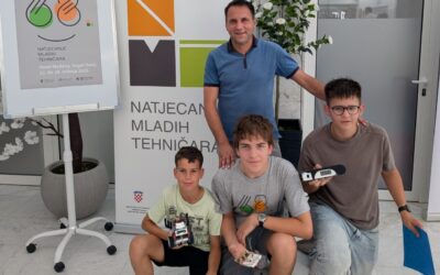 DUJE, IGOR I TOMA VRHUNSKI NA DRŽAVNOM NATJECANJU IZ TEHNIČKE KULTURE
